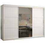 Amiro klizni ormar 3 vrata/ogledalo 250x62x200 cm beli
