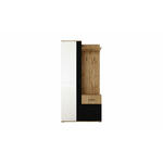 Rio predsoblje 97x30x195 cm wotan hrast / crna