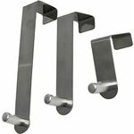 TENDANCE KUKICE SET 3KOM 4,5X2,8X6CM INOX SIVA