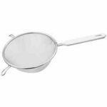 Fackelmann Cediljka 18 cm INOX bela drška