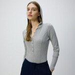 Reserved - Боди с капуљачом svetlo siva 100% COTTON 571GC-09M