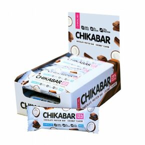 CHIKALAB Chikabar Preliveni proteinski bar sa punjenjem Kokos 60g
