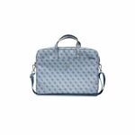 GUESS torba za notebook 15/16" Blue Saffiano Hot Stamp Logo