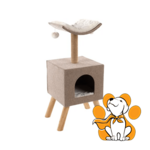 Flamingo Penjalica Za Mačke Scandi, Bež, 77x35x32cm