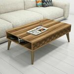 HANAH HOME Sto za dnevnu sobu City Walnut