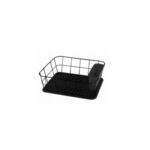 Kamille 0763C - Metalni ocedjivac sa sudove - Crni 37 x 33 x 13,5cm