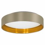 Eglo Maserlo 2 spot/1, led, 24w, prečnik 380, sivozelena/zlatna