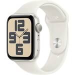 Apple Watch SE 44mm pametni sat, Starlight Starlight Sport Band