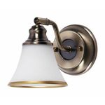 Rabalux Grando zidna lampa E14 1x40W bronza/bela Kupatilska rasveta