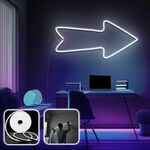 Arrow - Large - White White Decorative Wall Led Lighting