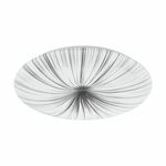 Eglo Nieves plafonjera/1, led, 33w, 3700lm, prečnik 510, bela/srebrna