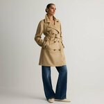 Reserved - LADIES` COAT bež 100% POLYESTER YH573-08X