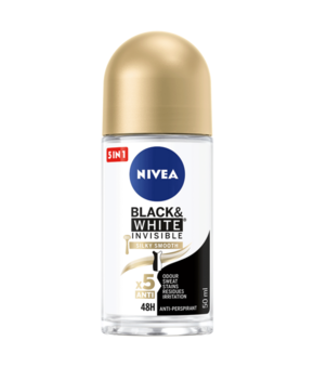 NIVEA Black&amp;White Silky Invisible Smooth roll-on 50ml