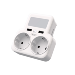 Smart Zidni Razdelnik sa policom XO WL09 (2AC+2USB 2.4A) beli