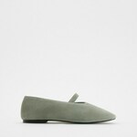 Reserved - Antilop baletanke pepaljasto zelena 100% LEATHER 489CP-97X