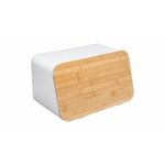 Kutija za hleb sa daskom za sečenje Modern bela