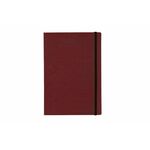 VELVET Notes sa lastišem B5 - Bordo , papir Šamoa 80 g/m2