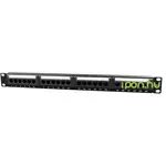 NPP-C524CM-001 Gembird Cat.5E 24 port patch panel with rear cable management