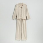Reserved - LADIES` PYJAMA nude 100% COTTON 114CS-02X