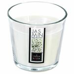 Atmosphera sveća jasmin 13,5x12,5 cm vosak/staklo/pamuk bela