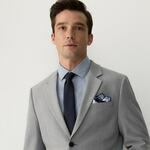 Reserved - MEN`S TIE & POCKET SQUARE mornarsko 100% POLYESTER 1656H-59X