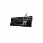 Satechi Slim W3 tastatura, USB, siva