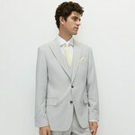 Reserved - Slim fit sako od mešavine vune bež 53% POLYESTER, 43% WOOL, 4% ELASTANE 7436Z-08X