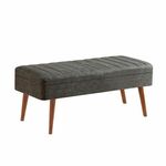 Vina 1053 - 2 -Anthracite,Walnut WalnutAnthracite Bench