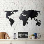 WALLXPERT World Map Silhouette