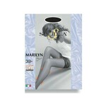 Solidea marilyn 30 car.nero 4,prozirne čarape bez podvezica od 30 den