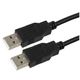 Gembird CCP-USB2-AMAM-6 USB 2.0 Cable A Male - A Male Round 1.50 m Black