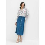 Teksas midi suknja plava SS 2025 338EQ