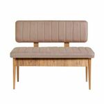 HANAH HOME Trpezarijska klupa Vina Bank Atlantic Pine Stone