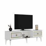 HANAH HOME TV polica Herry White Gold