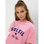 Majica na pruge pink SS 2025 990GJ