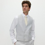 Reserved - MEN`S VEST bež 53% POLYESTER, 43% WOOL, 4% ELASTANE 7437Z-08X