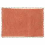 Secret de Gourmet stoni podmetač Maha 45x30 cm pamuk terracotta 188807D