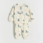 Reserved - Komplet s visokim sadržajem pamuka krem 100% COTTON 472BF-01X