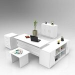 Hanah Home Set kancelarijskog nameštaja Vo8-W
