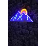 Mountain - Blue - Yellow BlueYellow Decorative Plastic Led Lighting