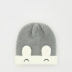 Reserved - BABIES` CAP svetlo siva 72% ACRYLIC, 25% POLYAMIDE, 3% ELASTANE 616CZ-09M