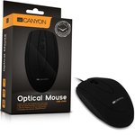 Canyon CNE-CMS1 žični miš, beli/crni/plavi/sivi