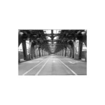 Slika Black and white bridge 60x90cm