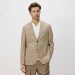 Reserved - Slim fit sako s mešavinom viskoze kafa 66% POLYESTER, 32% VISCOSE, 2% ELASTANE 7787H-84M