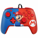 PDP Nintendo Switch Faceoff Deluxe Controller + Audio Mario, crveni/plavi