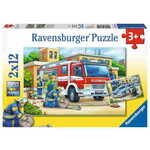 Ravensburger puzzle (slagalice) - Policija i vatrogasci RA07574