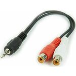 GEMBIRD 3.5mm stereo na RCA kabl, 0.2m (CCA-406)
