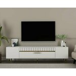 HANAH HOME TV polica Dekolp1 White Gold