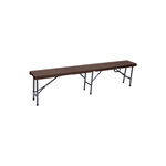 Lido sklopiva klupa 180x25x42 cm braon