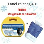 Lanci za sneg 40 poklon Strugač leda sa rukavicom